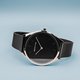 Bering Ultra slim fekete ezüst uniszex óra 17039-102