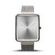 Bering Classic ezüst négyszögletes uniszex óra 14533-000