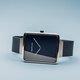 Bering Classic kék ezüst négyszögletes uniszex óra 14533-307