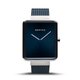 Bering Classic kék ezüst négyszögletes uniszex óra 14533-307