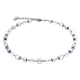 Coeur de Lion GeoCUBE hematit howlit swarovski nyaklánc 4965/10-1714