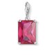 Thomas Sabo Piros kő charm ezüst foglalatban 1834-011-10