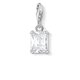 Thomas Sabo Négyszögletes kő ezüst foglalatban charm 1849-051-14