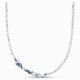 Swarovski Louison nyaklánc kék és fehér kristályokkal 5536547