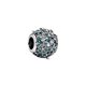 Pandora ékszer Zöld pávé százszorszép ezüst charm 798797C01