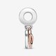 Pandora ékszer Végtelen szív függő bicolor charm 788878C01