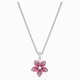 Swarovski Rózsaszín trópusi virág nyaklánc 5519248