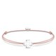 Thomas Sabo Drapp textil karkötő ezüst lóherével LS120-173-19-L20