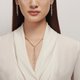 Swarovski Arany színű függő fülbevaló swarovski kristályokkal 5535791