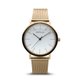 Bering Classic arany fehér női óra 13436-334