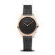 Bering Ultra slim fekete rozé női óra 17031-166