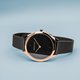Bering Ultra slim fekete rozé női óra 17031-166