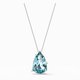 Swarovski Állítható nyaklánc kék swarovski kritállyal 5520494