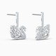 Swarovski Táncoló hattyúk függő fülbevaló 5514420