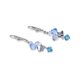 Coeur de Lion Light kék swarovski fülbevaló 4938/20-0720