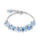 Coeur de Lion Light kék swarovski karkötő 4938/30-0720