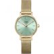 Cluse Boho chic petite zöld arany női óra CW0101211002