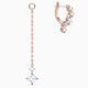 Swarovski Attract függő rozé fülbevaló 5563118