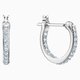 Swarovski Angelic ezüst zöld fülbevaló 5559834