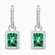 Swarovski Angelic ezüst zöld fülbevaló 5559834