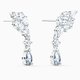 Swarovski Cluster mixed bedugós fehér fülbevaló 5562086