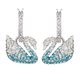 Swarovski Kék ikonikus hattyú szett SZSZETT004
