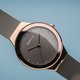 Bering Classic antracit rozé női óra kristályokkal 12934-369