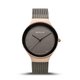 Bering Classic antracit rozé női óra kristályokkal 12934-369