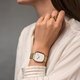 Bering Pebble arany fehér női óra 18034-334