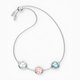 Swarovski Tahlia sliding karkötő színes kristályokkal 5560937