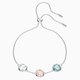 Swarovski Tahlia sliding karkötő színes kristályokkal 5560937