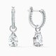 Swarovski Attract függő csepp ezüst színű fülbevaló 5563119