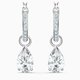 Swarovski Attract függő csepp ezüst színű fülbevaló 5563119