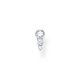 Thomas Sabo Fél pár ezüst köves fülbevaló H2143-051-14