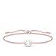 Thomas Sabo Állítható textil karkötő lóherével A1995-173-19-L20