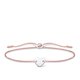 Thomas Sabo Állítható textil karkötő ezüst szívvel A1996-173-19-L20