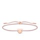 Thomas Sabo Állítható textil karkötő rozé szívvel A1996-597-19-L20