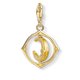 Thomas Sabo Forgó hold aranyozott ezüst charm cirkóniával 1855-959-7