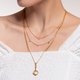 Thomas Sabo Forgó hold aranyozott ezüst charm cirkóniával 1855-959-7