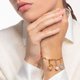 Thomas Sabo Forgó hold aranyozott ezüst charm cirkóniával 1855-959-7