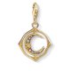 Thomas Sabo Forgó hold aranyozott ezüst charm cirkóniával 1855-959-7