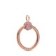 Pandora ékszer Moments O pávé kis rose medál 389097C01