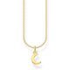 Thomas Sabo Aranyozott ezüst nyaklánc holddal KE2051-413-39-L45v
