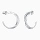Swarovski Twist ezüst színű karika fülbevaló 5563908