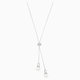 Swarovski Ezüst színű nyaklánc függő gyöngyökkel 5467313