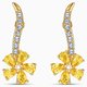 Swarovski Botanic arany színű fülbevaló kristályokkal 5535796