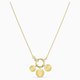 Swarovski Ginger arany színű nyaklánc kerek díszekkel 5567530