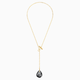 Swarovski T bar Y arany színű nyaklánc kristállyal 5565997