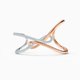 Swarovski Infinity bicolor színű karperec kristályokkal 