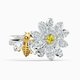 Swarovski Eternal flower bicolor gyűrű 